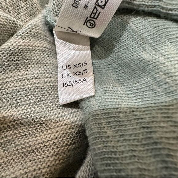 Free People Beach Moss Green Cowl Neck Pullover Size XS/S - Picture 10 of 11